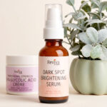 Reviva Labs brightening serum and glycolic acid cream