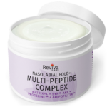 Open jar of Reviva Labs peptide face cream