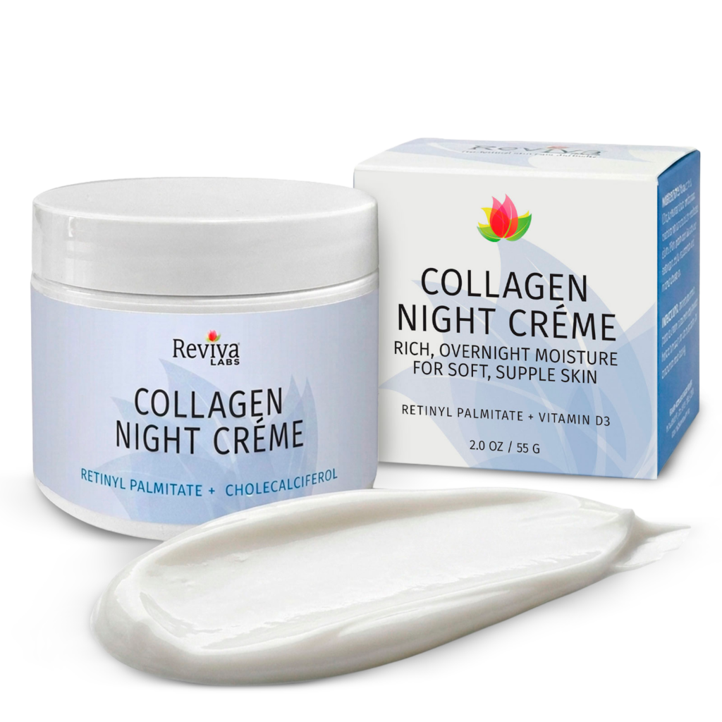 Reviva Labs Collagen Night Crème jar and box