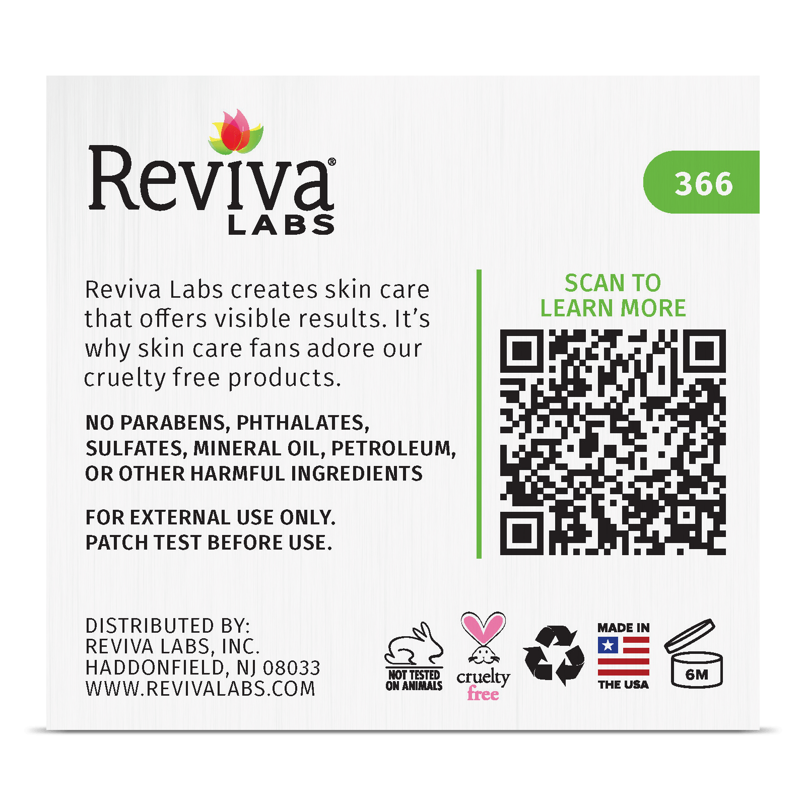 Alpha Lipoic Acid Vitamin C Ester DMAE Créme Reviva Labs