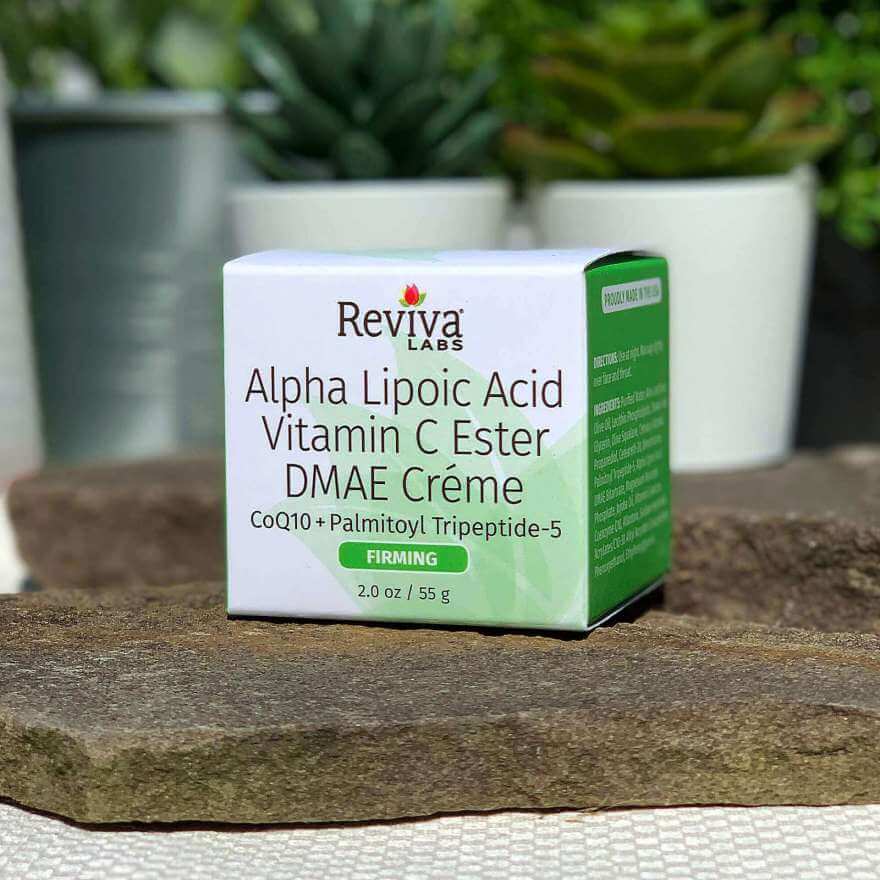 Alpha Lipoic Acid Vitamin C Ester DMAE Créme Reviva Labs