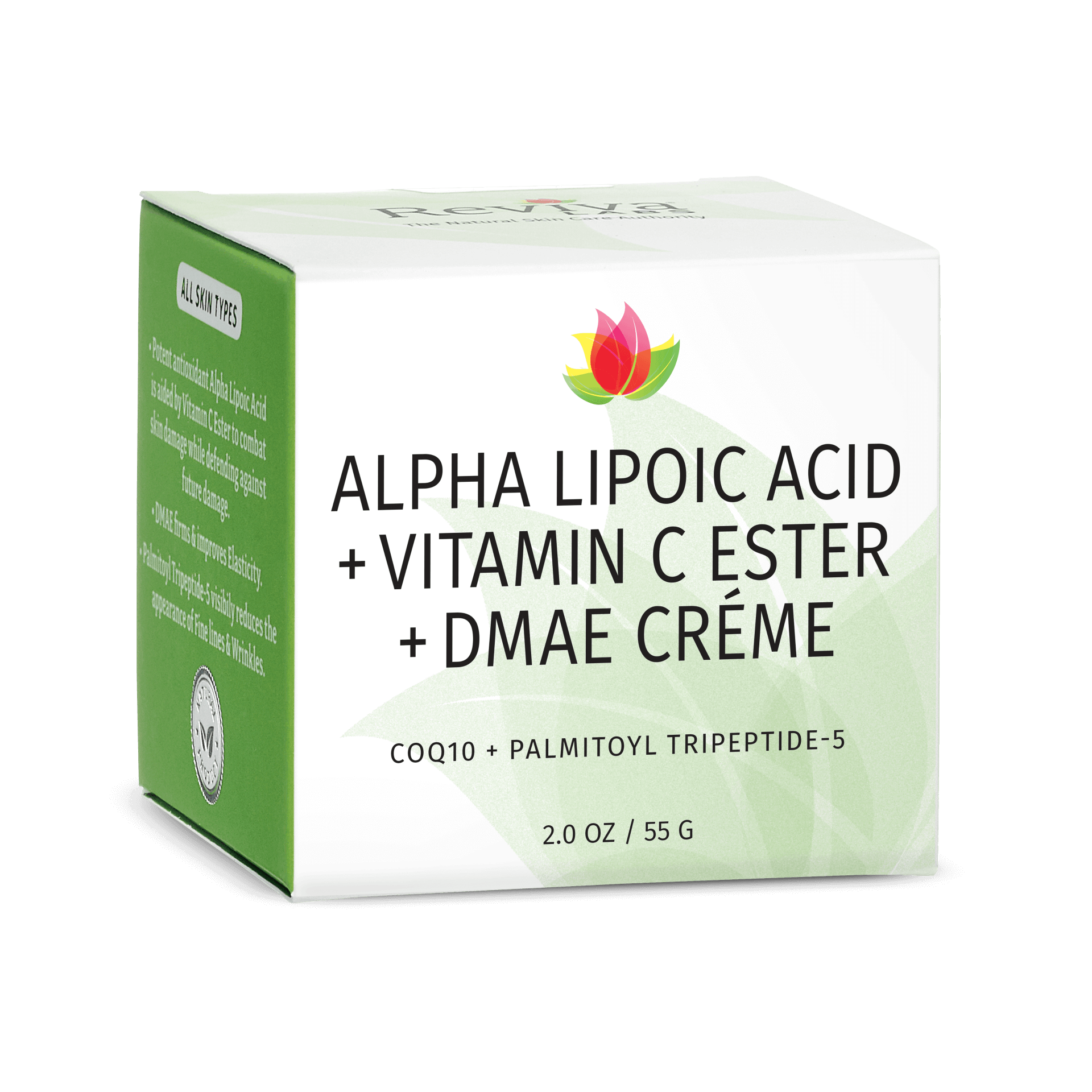 Alpha Lipoic Acid Vitamin C Ester DMAE Créme Reviva Labs