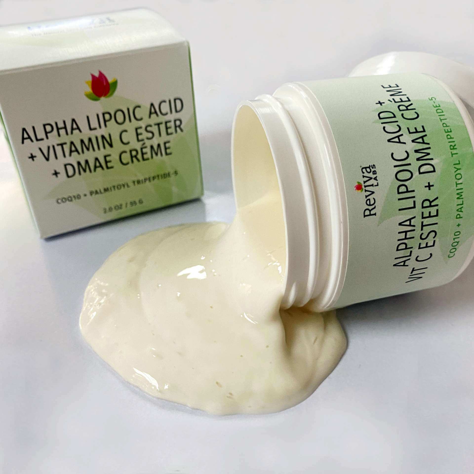 Alpha Lipoic Acid Vitamin C Ester DMAE Créme Reviva Labs