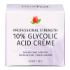 Professional strength 10% glycolic acid cream packaging.