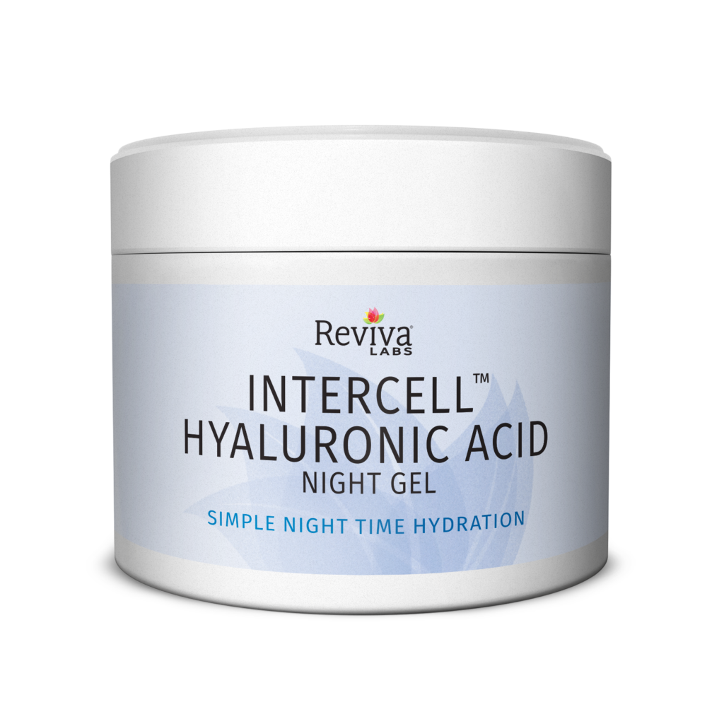 Reviva Labs Intercell Hyaluronic Acid Night Gel jar