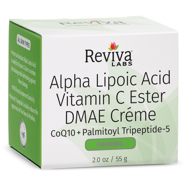 Alpha Lipoic Acid Vitamin C Ester DMAE Créme Reviva Labs