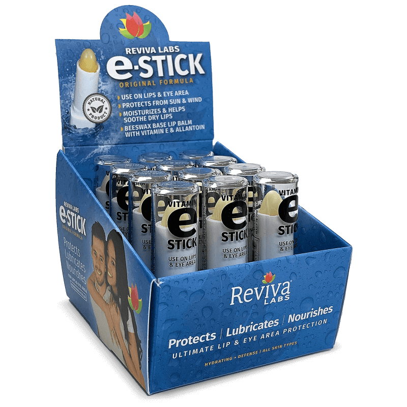 12 Pack of Vitamin E Oil EStick Reviva Labs