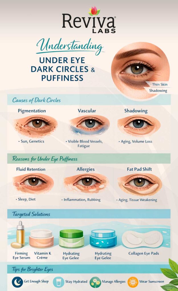 Understanding Under Eye Dark Circles Infographic