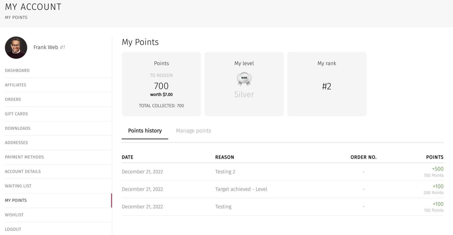 Reviva's Reward Points Reviva Labs