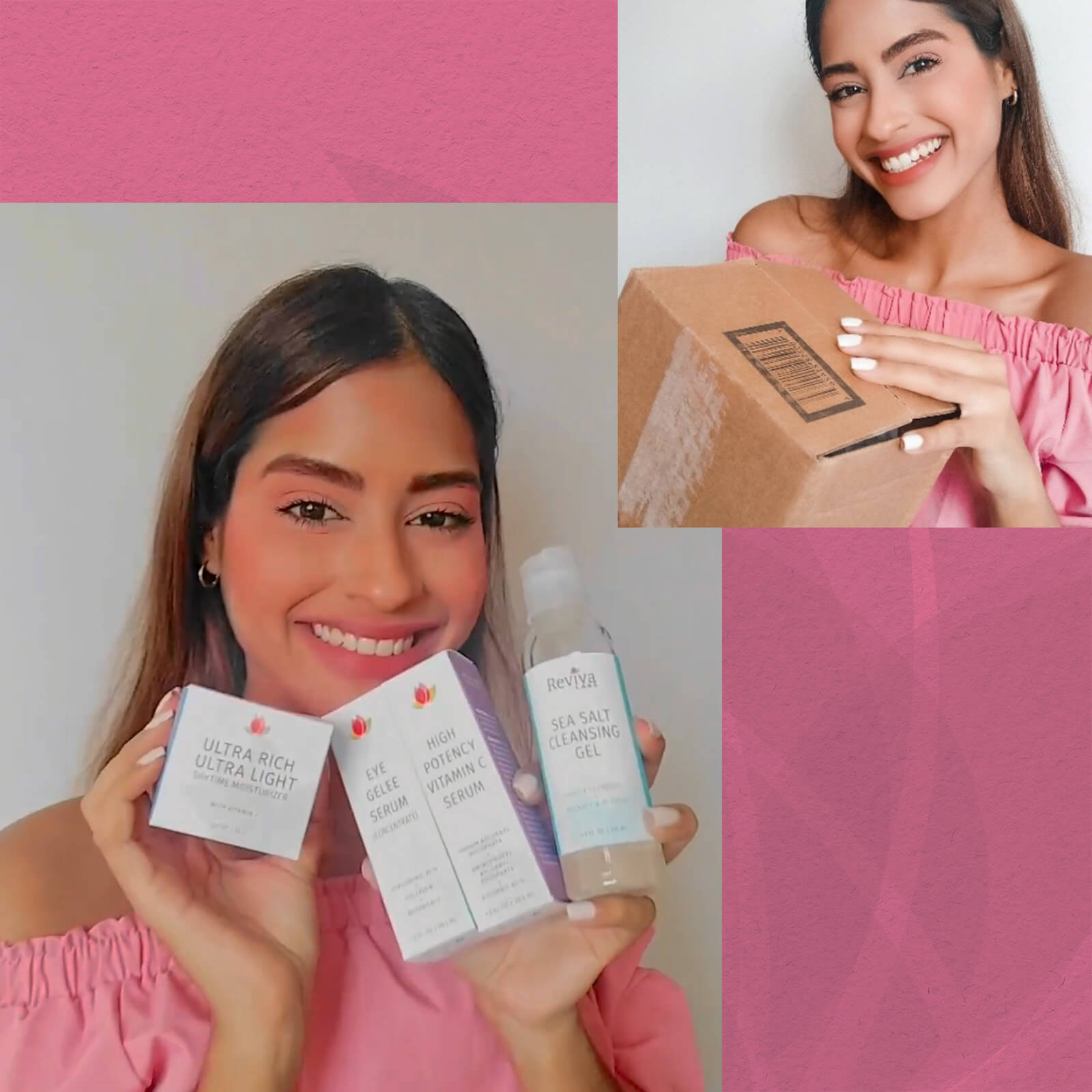 Luismarys' Unboxing of her Reviva Labs' Products Reviva Labs
