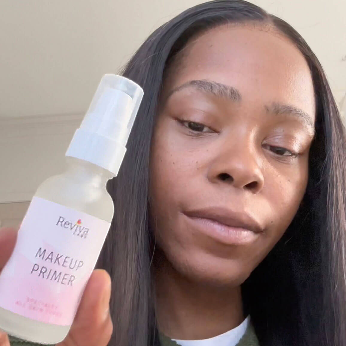 Christy Uses Reviva's Makeup Primer for the First Time and Loves it! Reviva Labs