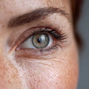 a close up macro shot of a womans eye with vis c336b241 2992 49f6 94df f10aa7e78416 0