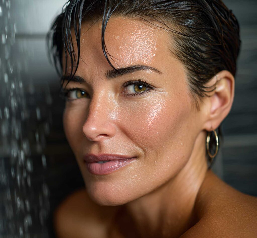an attractive middle age female with wet dewy ski 1123fe60 bb4f 4862 9433 a8d7bd5ab9ba 0