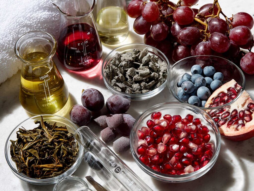 an overhead flat lay of antioxidant rich botanica 4f01d238 d5e1 4041 8126 b107870392db 1