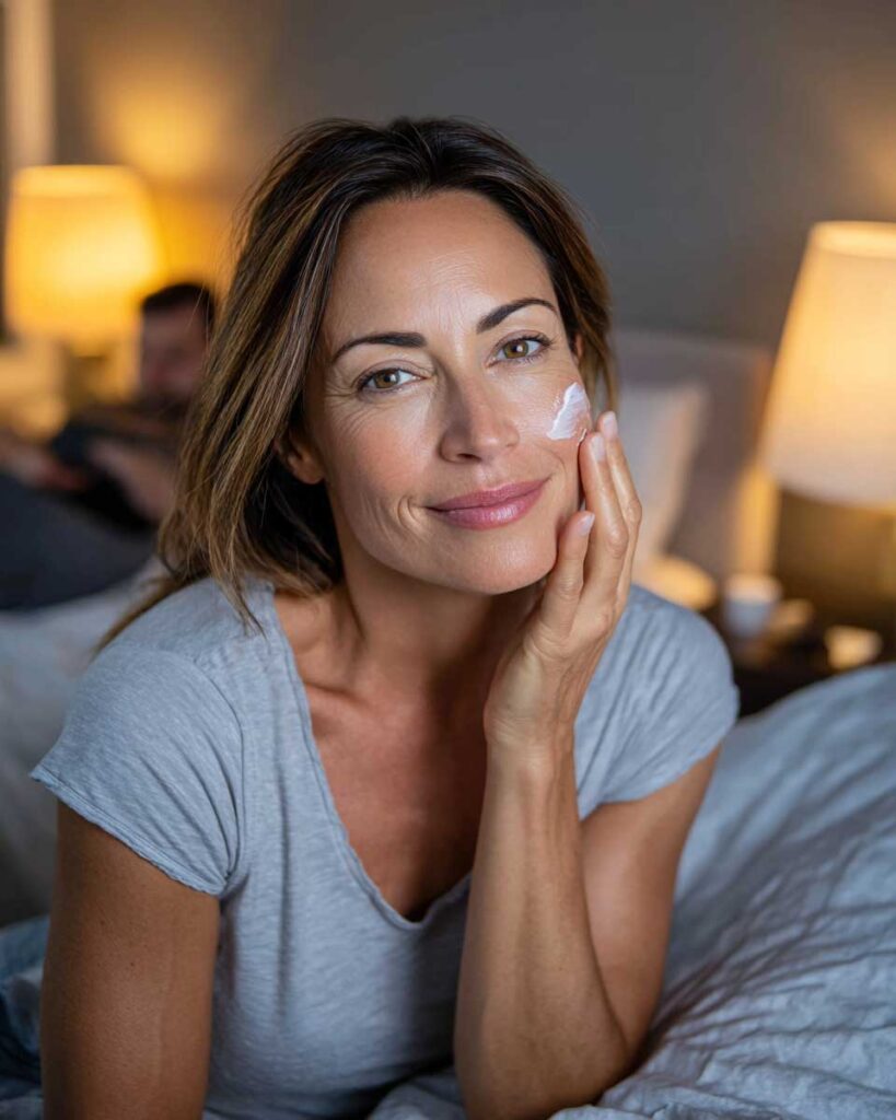 attractive middle aged latina woman massaging nig 6d237a09 2e5d 4f2d 91ff f2eaacb5ca68 0