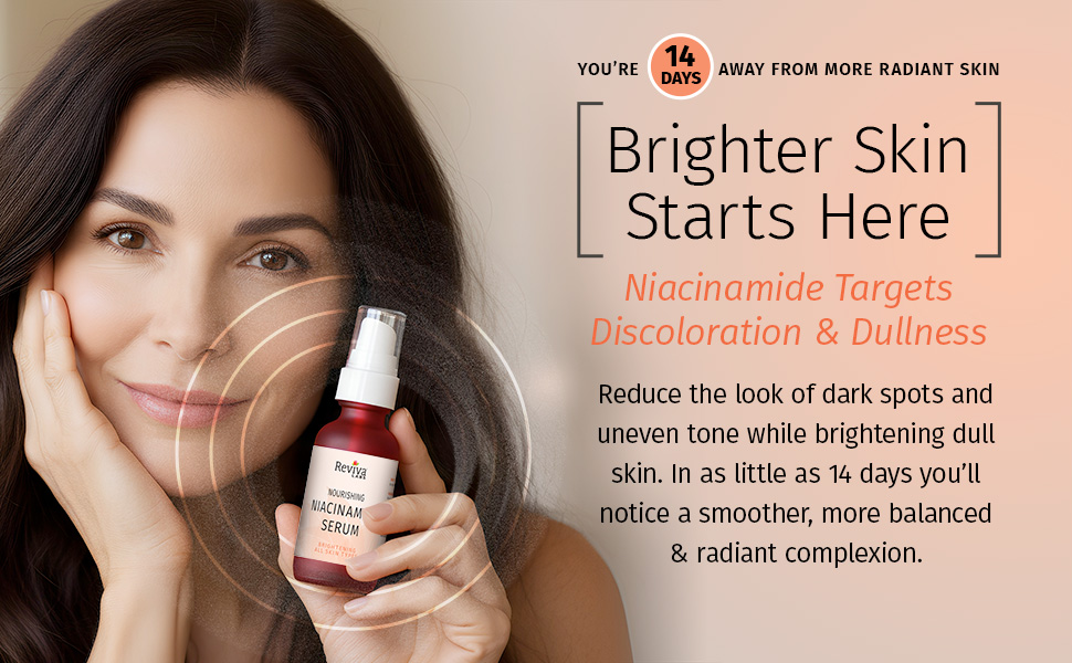01 niacianmide seurm brighter skin starts here