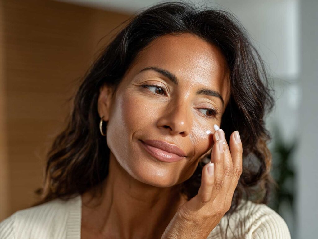 close up of a woman applying serum while refer 734ff074 913c 469c a16a 73fd287479d9 1