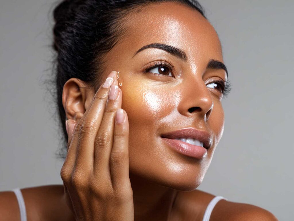 close up portrait of a woman with luminous nat a26a04ca 6680 4425 8b45 05688495a0a7 1