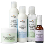 Reviva Labs skincare products collection on white background