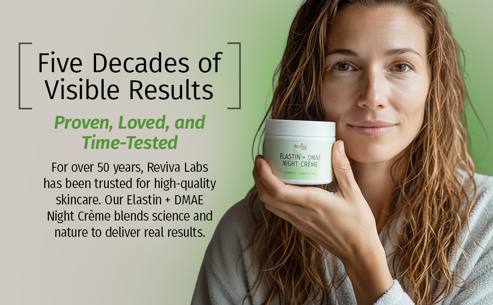 05 elastin + dmae five decades of visible results