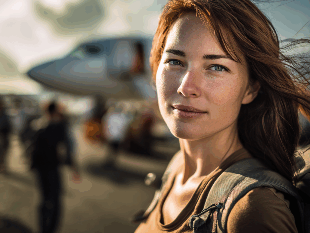 close candid portrait of a traveler stepping of 35c3f270 4e38 4a94 93fc e5ed4c6c49b3 0