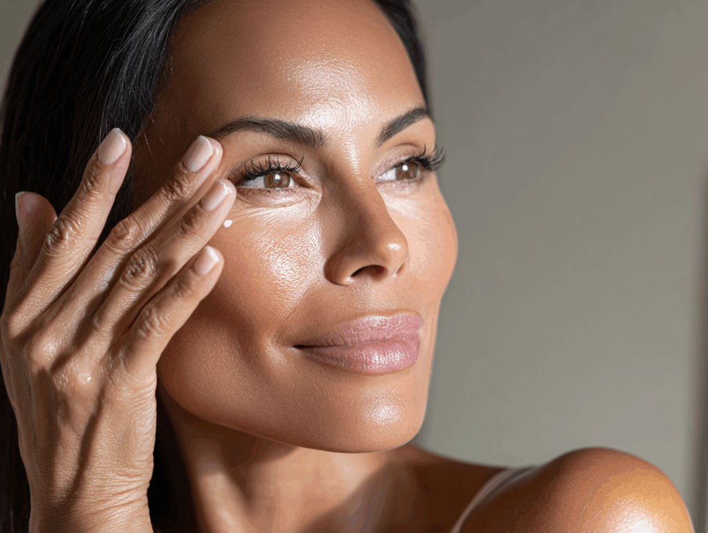 natural close up of a woman applying a nighttime 8df00d12 31f8 4dc5 86d6 7a759f8eda1d 1