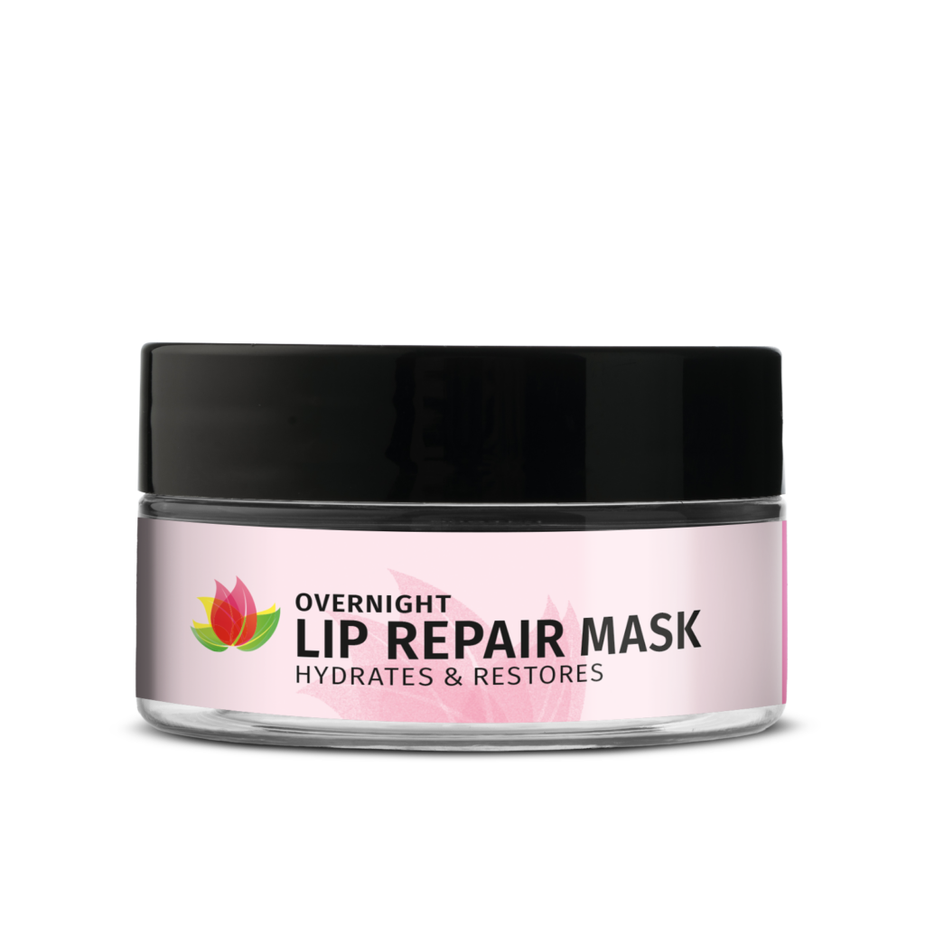Overnight lip repair mask jar, hydrates and restores.