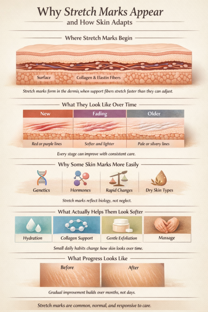 understanding stretch marks and skin care