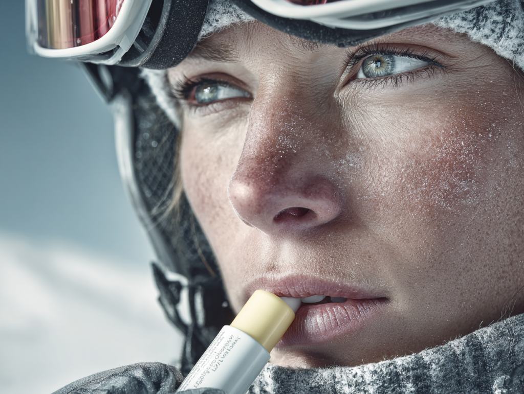 winter sun protection on lips. photoreal outdoo 836721f1 be2f 46ab 96f1 2ef68a13ca4b 0