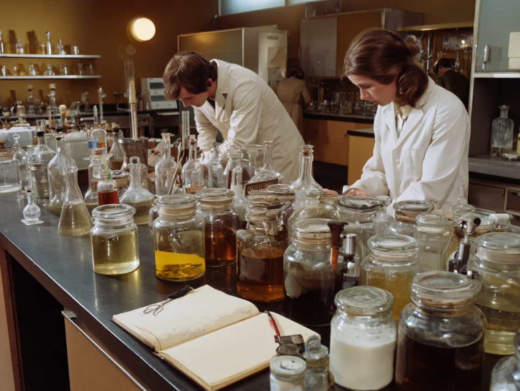 1970s skincare laboratory scene independent cos c653ed13 3a5a 477e bdd1 4f1d47c648aa 2