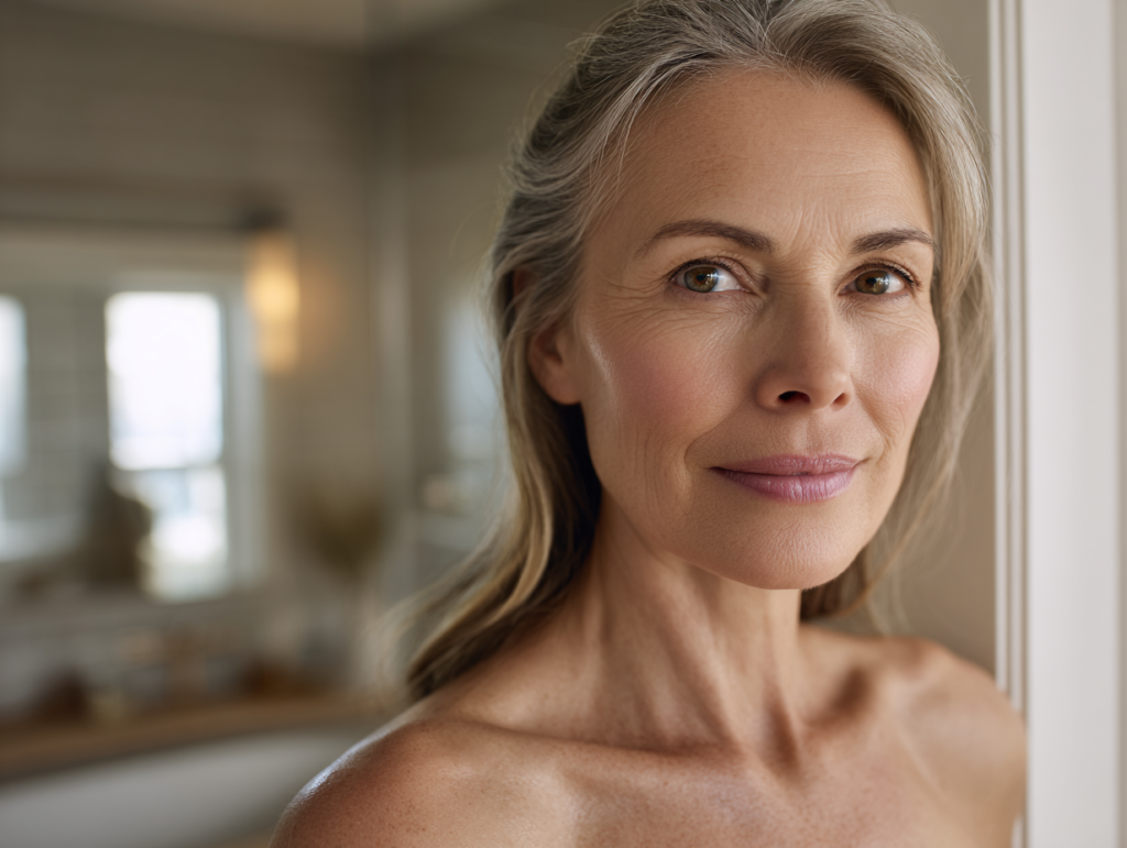 realistic editorial skincare photograph woman a 90711f16 f9a7 4ff4 84f2 7a49480d959f 1