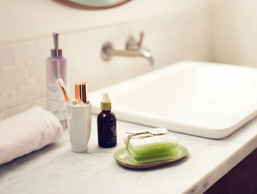 serene bathroom vanity scene with simple skinca 901c2cb1 22d4 4397 a8c8 302501e79192 0