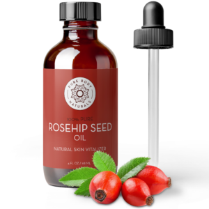 rosehip oil by purebody naturals.