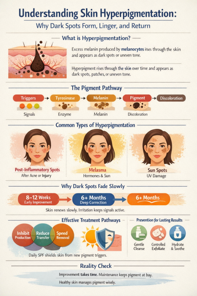 understanding hyperpigmentaiton infographic