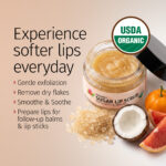 organic sugar lip scrub