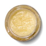 Jar of light yellow substance