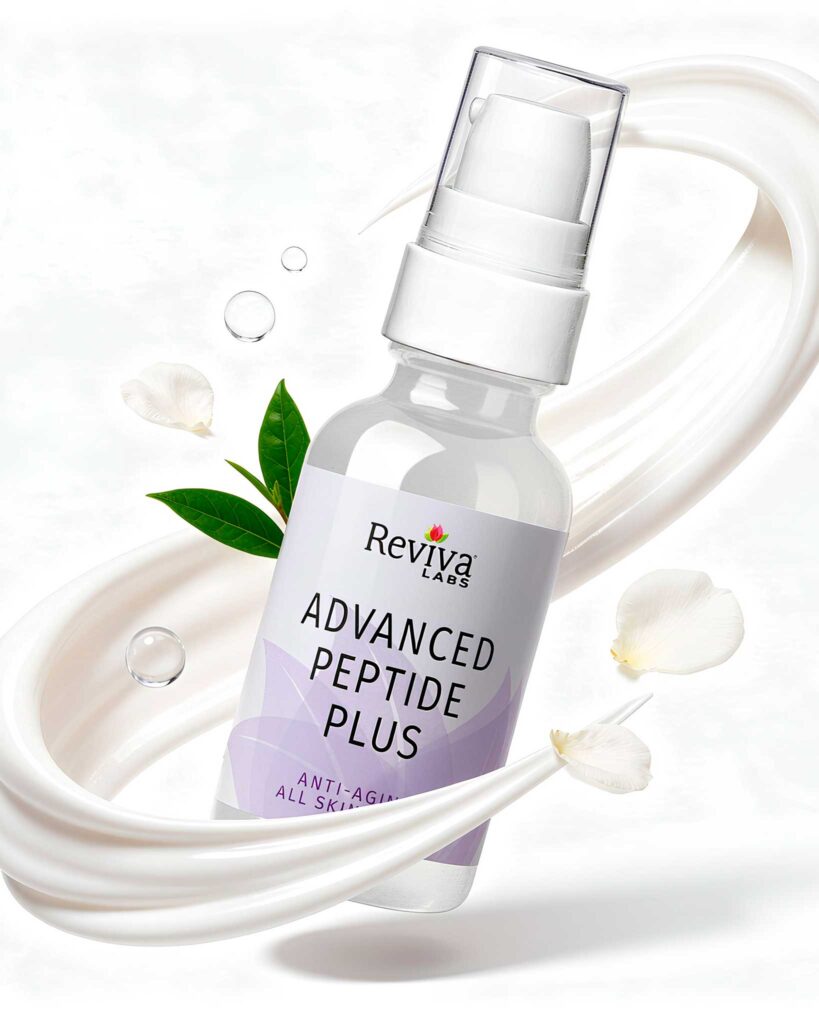 Reviva Labs Advanced Peptide Plus bottle.