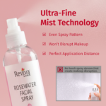 Rosewater facial spray with mist technology