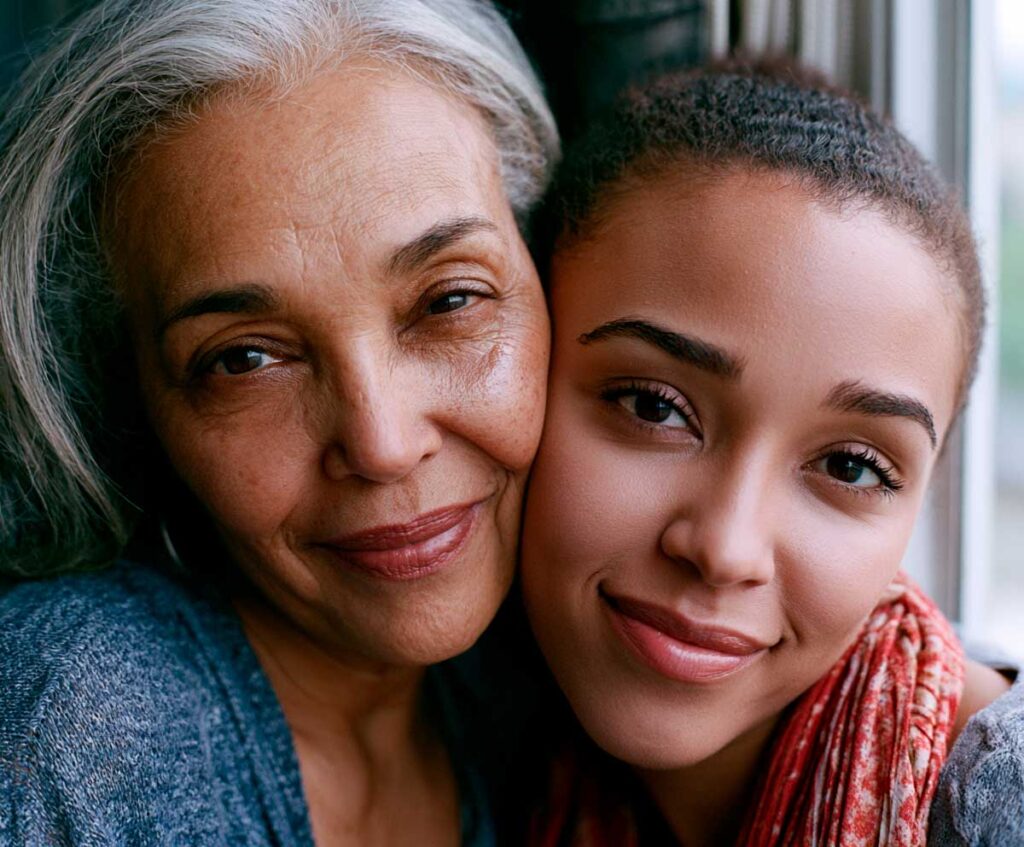 intimate close up of two women of different 8447f3be 0b95 4d3c ba34 329ee394bc77 2