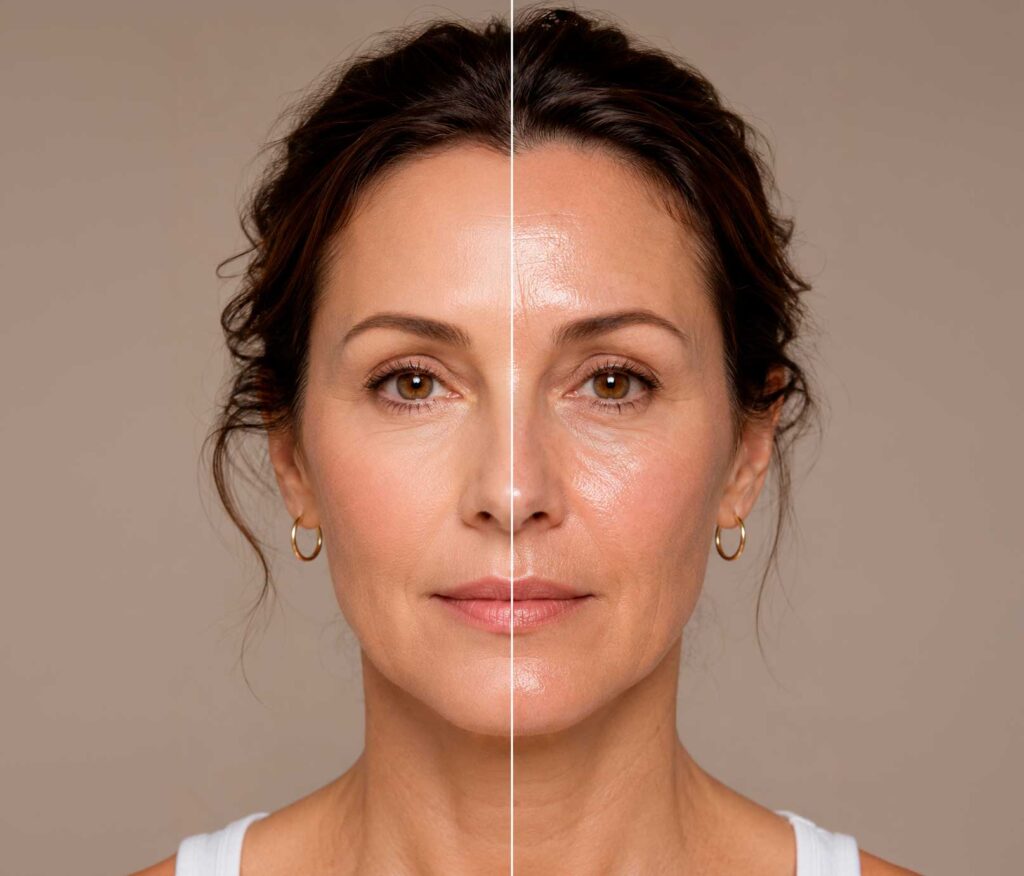 dewy vs shiny