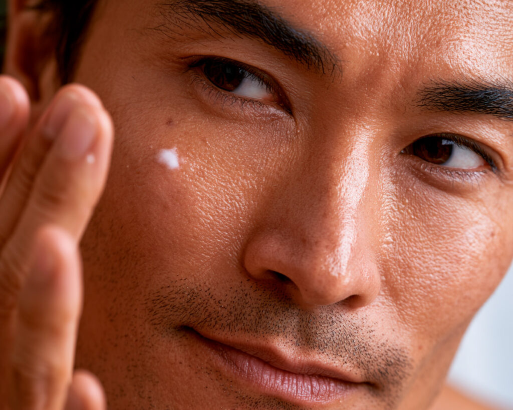 close up of a persons face mid application of m cce8e402 e910 4d3e 89e3 9fe66095bfb5 0