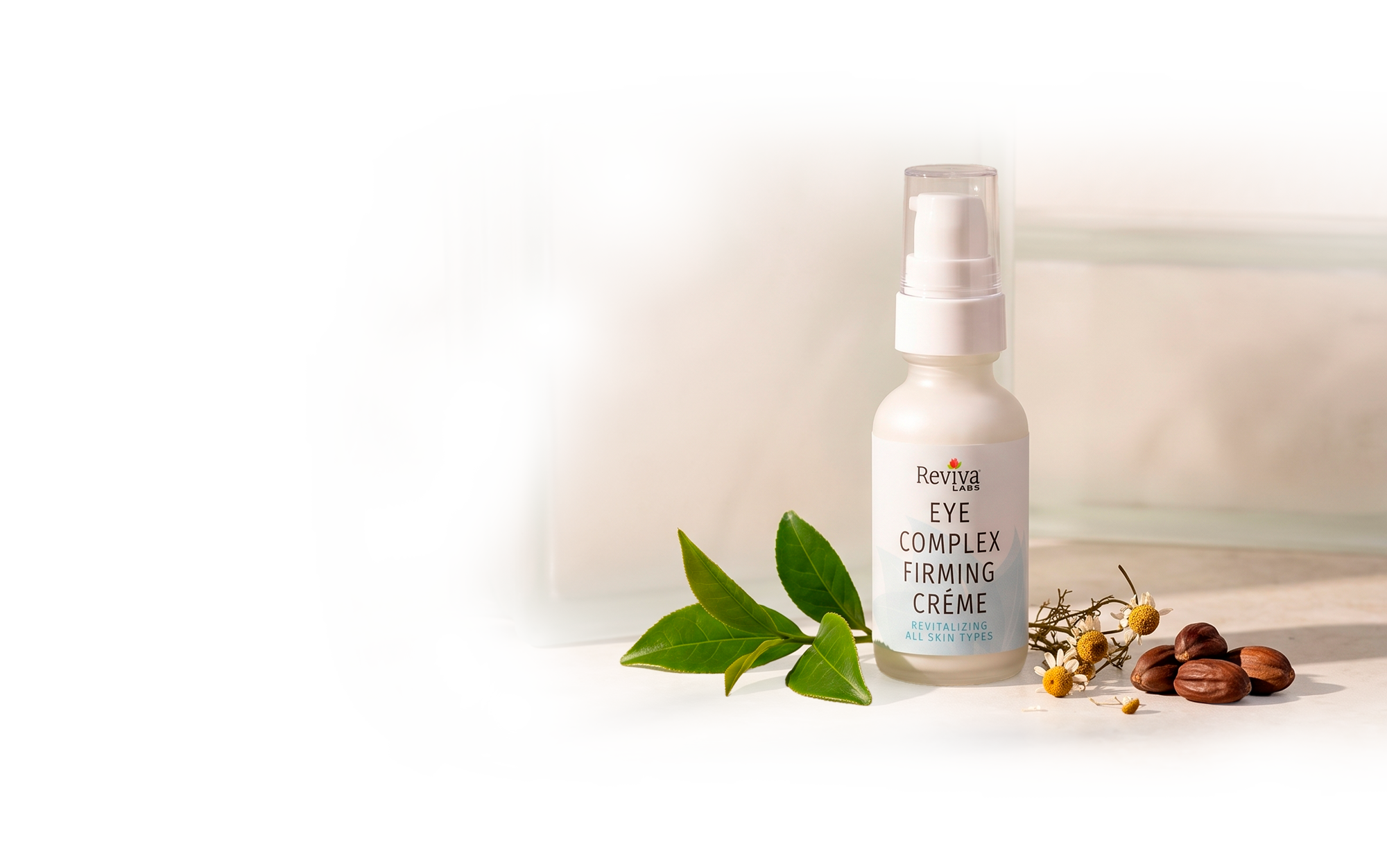 Reviva Labs Eye Complex Firming Crème pump bottle