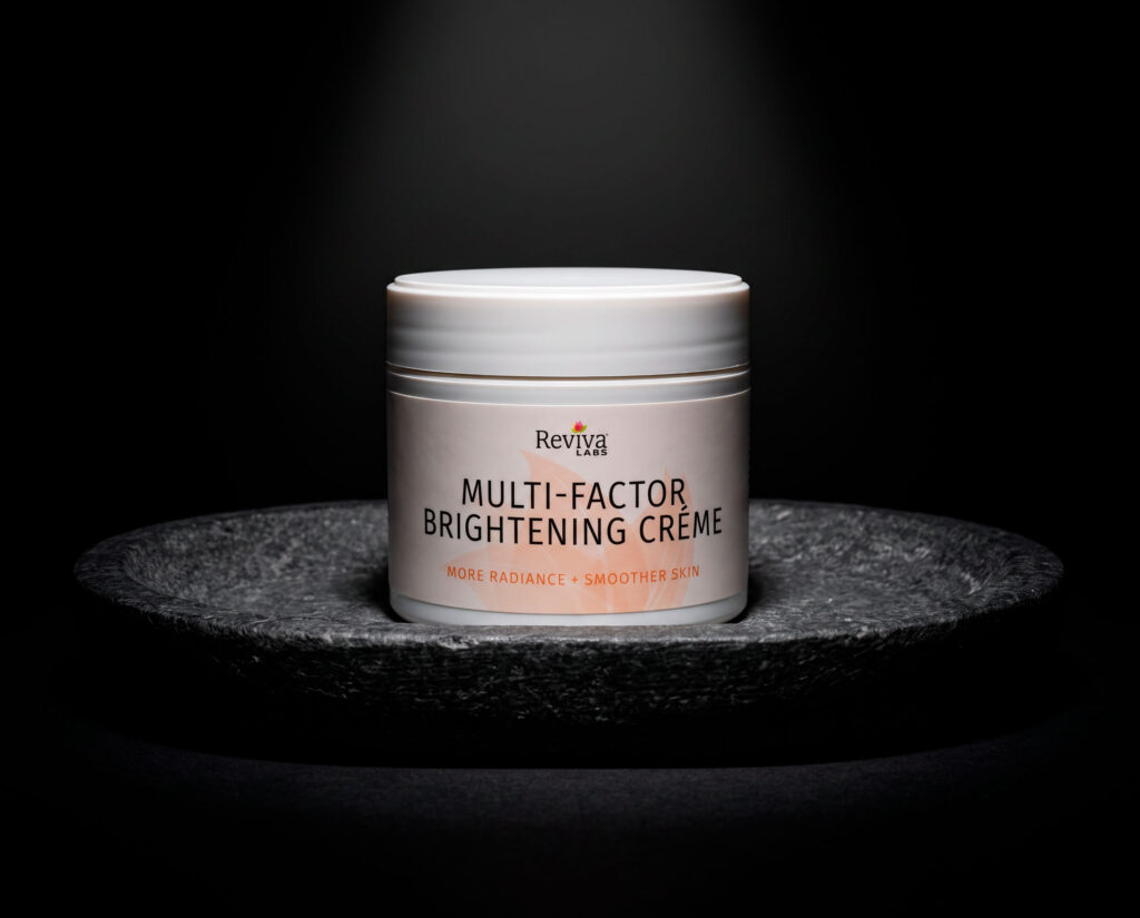 Reviva Labs Multi-Factor Brightening Crème jar