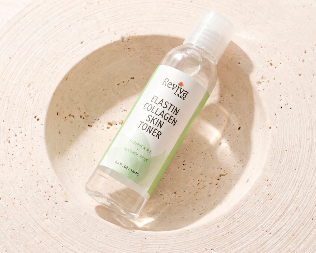 Reviva Labs elastin collagen skin toner bottle