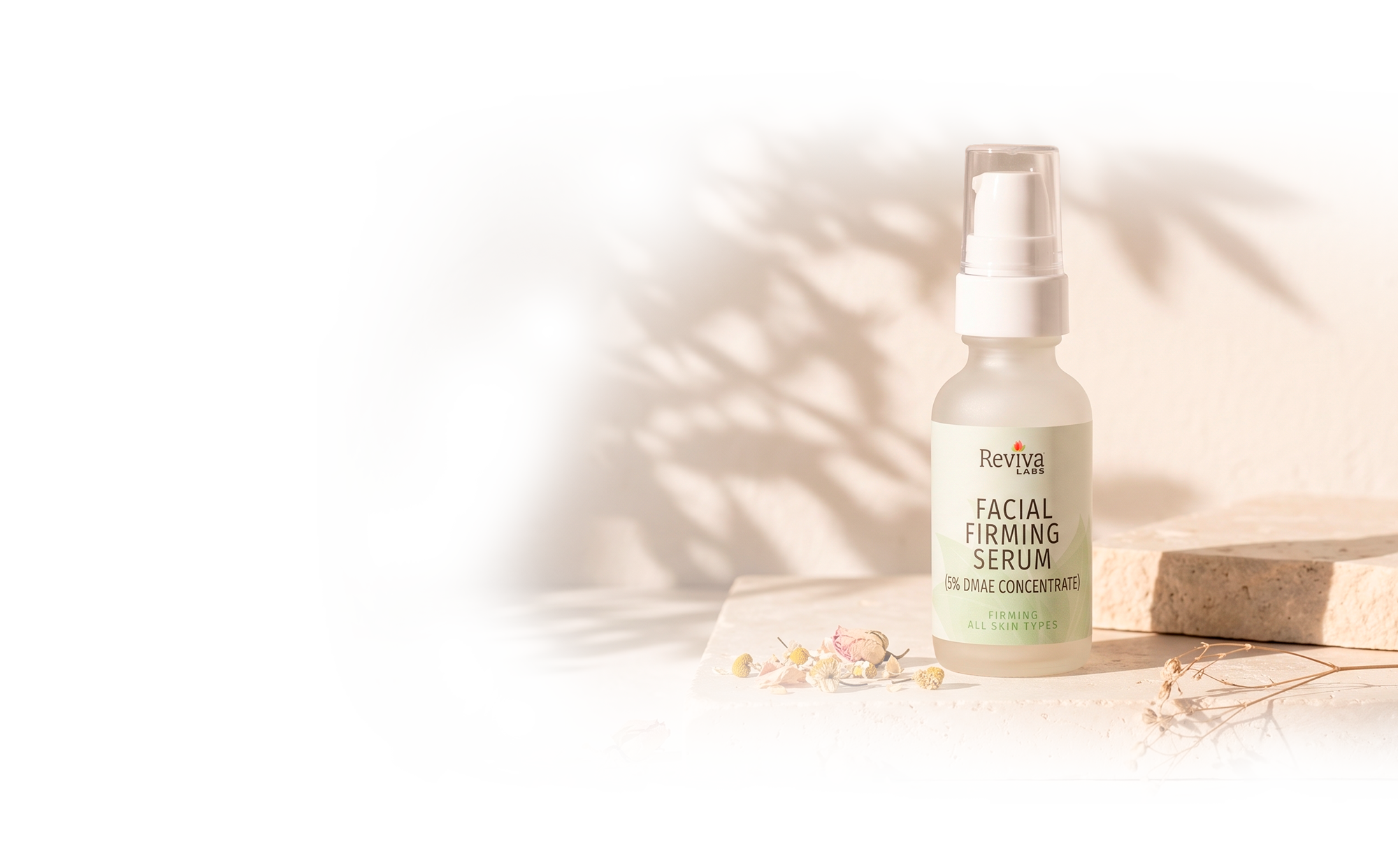 Reviva Labs Facial Firming Serum pump bottle