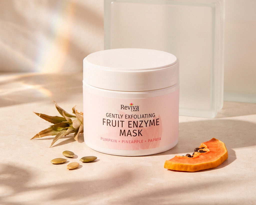 Reviva Labs fruit enzyme mask with papaya and pineapple